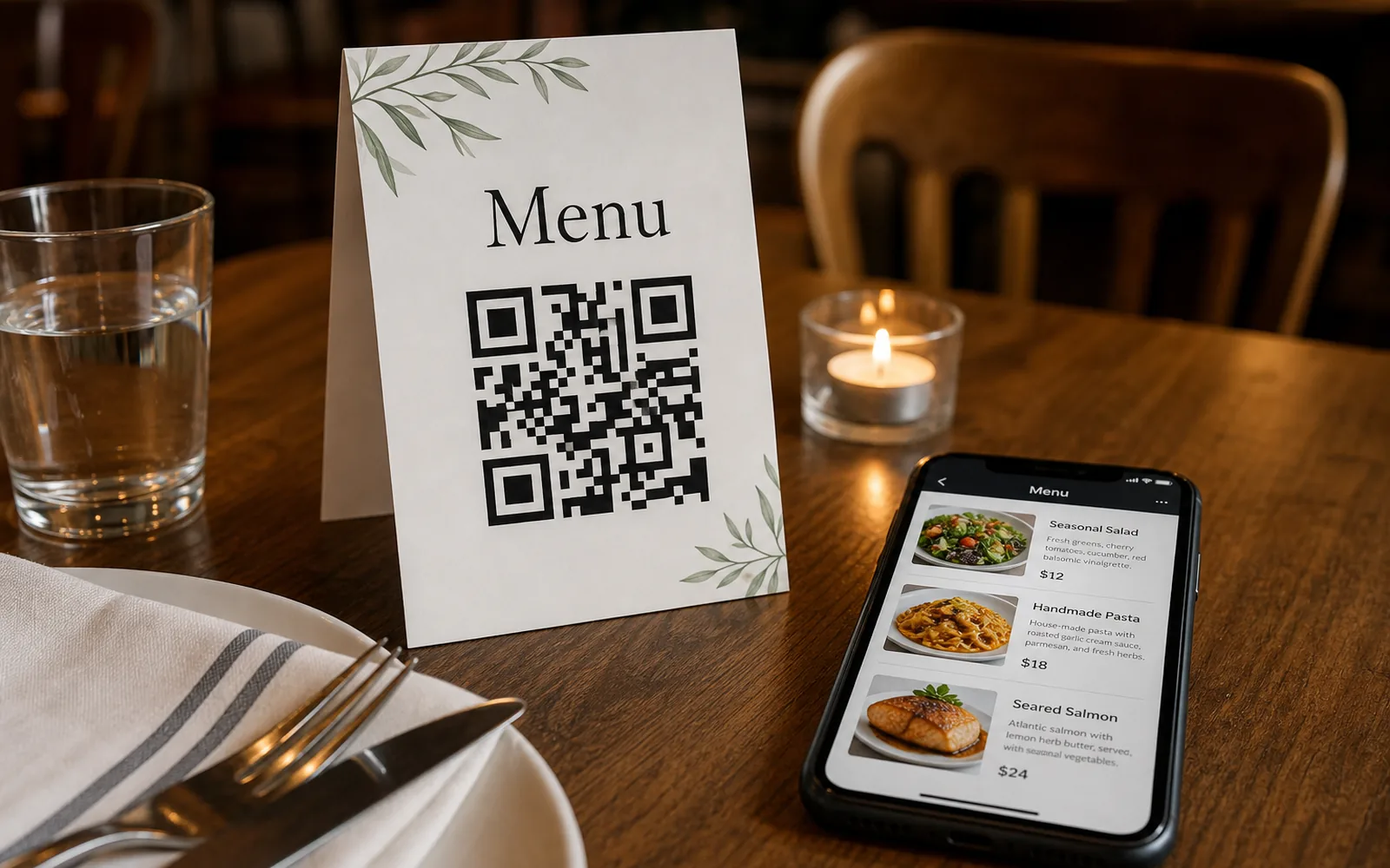 Digital Menu for Restaurants: QR Code, Web Page, or Ordering App?